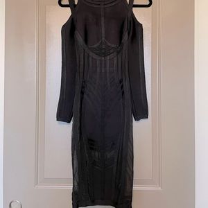 House of CB black bodycon dress